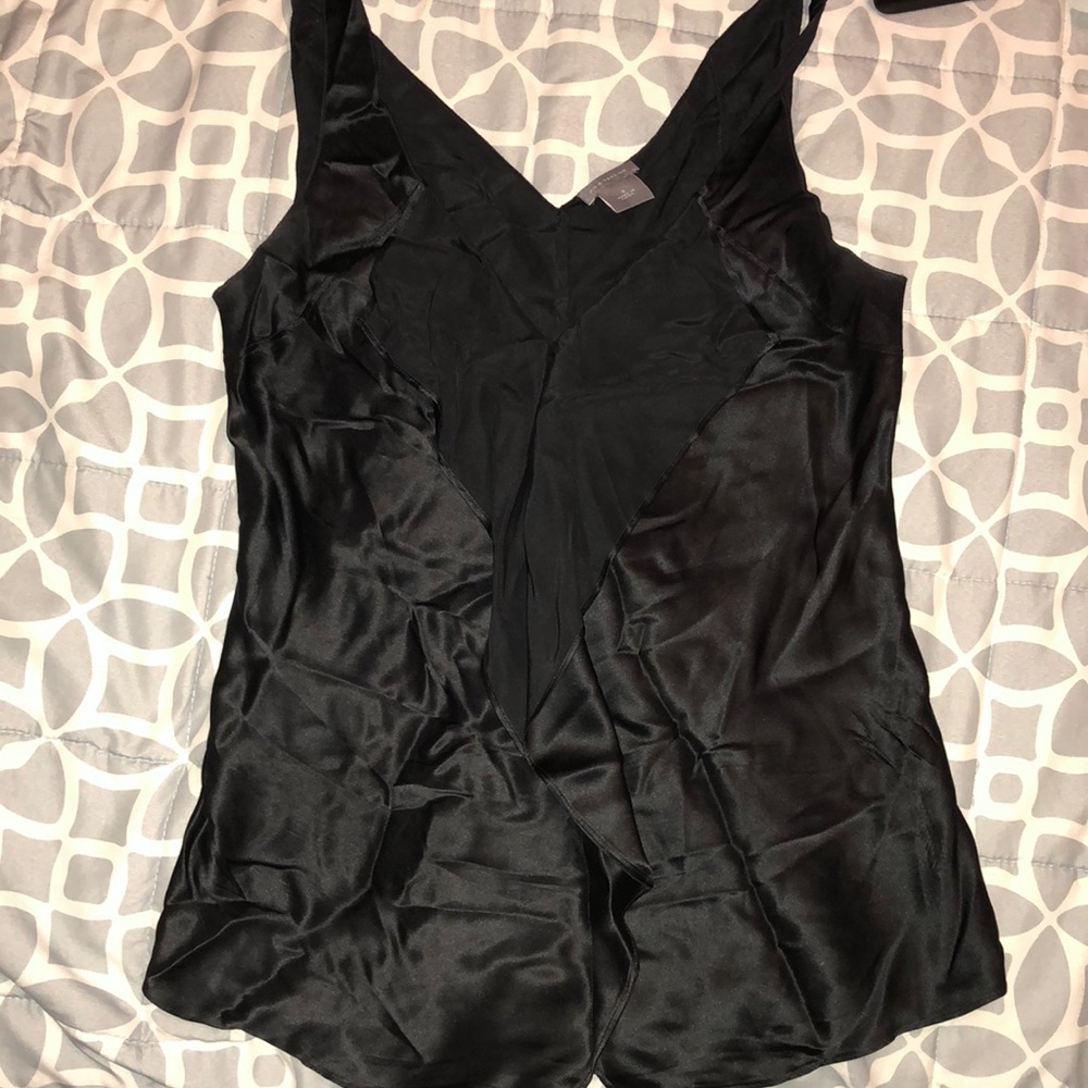 Ann Taylor Women’s Silky Black Dress Top